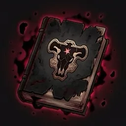 Anti-Magic grimoire icon, AI-generated illustration