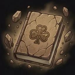 Earth grimoire icon, AI-generated illustration