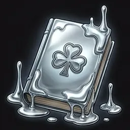 Mercury grimoire icon, AI-generated illustration