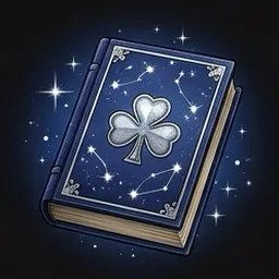 Star grimoire icon, AI-generated illustration